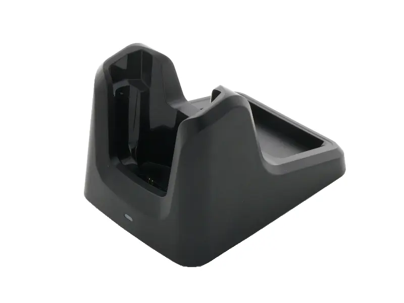 Schwarze Ladeschale für einen Handscanner