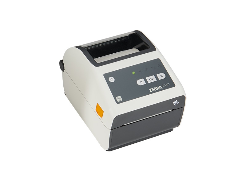 Etikettendrucker Zebra ZD421-HC HealthCare, thermodirekt, 300dpi, USB + Bluetooth BLE 5 + Ethernet, weiß, ZD4AH43-D0EE00EZ