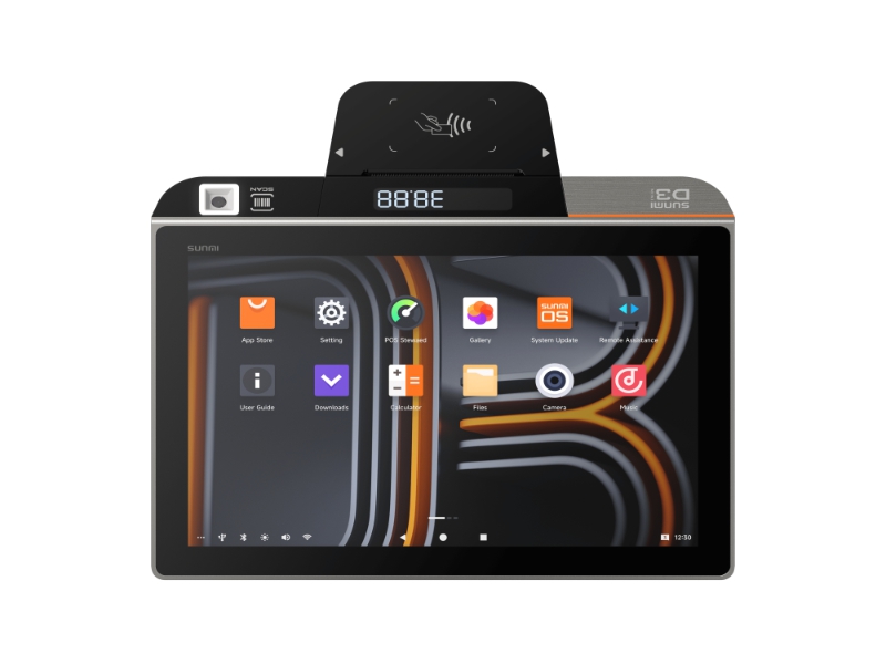 10.1 Zoll Android Touch Kassensystem Sunmi D3 mini, Preisanzeige, 58mm Bondrucker, Android 13, NFC, T1720 10.1 Zoll Android Touch Kassensystem Sunmi D3 mini, Preisanzeige, 58mm Bondrucker, Android 13, NFC, T1720