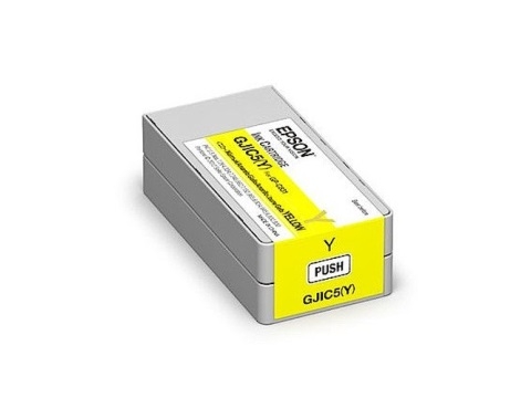 Original Epson GJIC5(Y) - Tintenpatrone für GP-C831 (Gelb), C13S020566