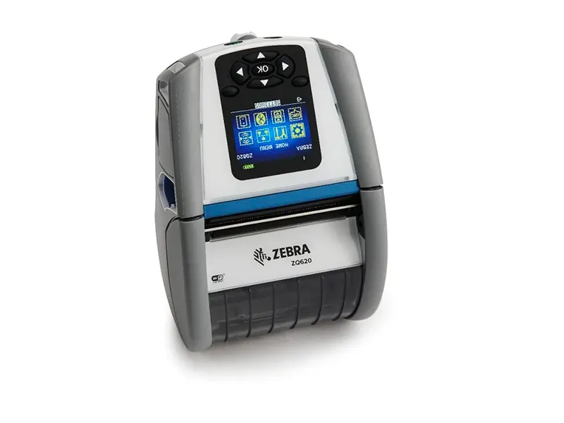Mobiler Etikettendrucker Zebra ZQ620 mit Display