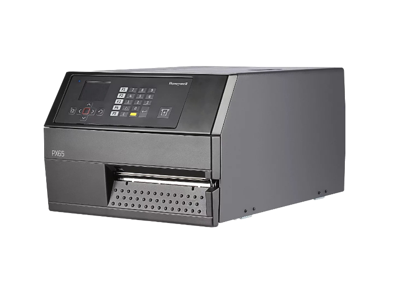 Industrie-Etikettendrucker Honeywell PX65 Thermotransfer, 300dpi, Farb-Display, RS232 + USB + Ethernet, Abschneider, PX65A00000030300