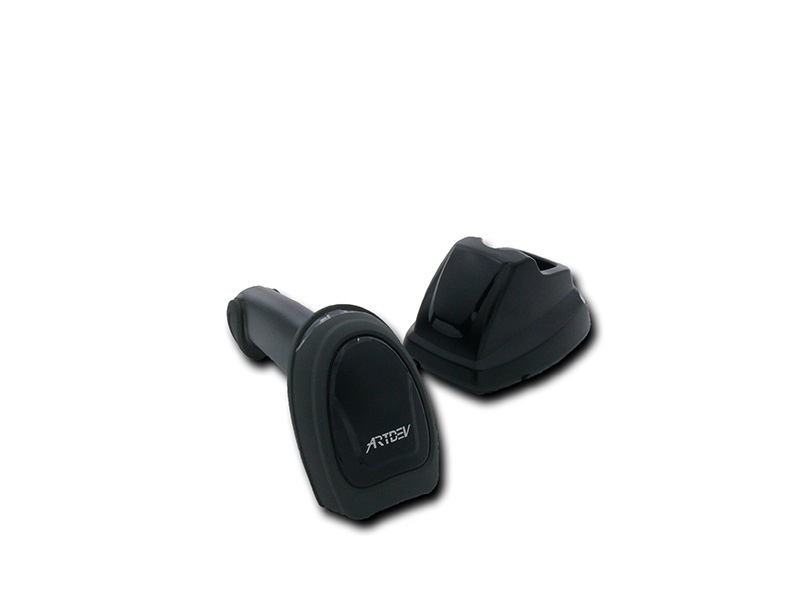 1D/2D Bluetooth Artdev Barcodescanner AS-3310 - High-End, USB-Kabel KIT, schwarz, AS3310-U-B
