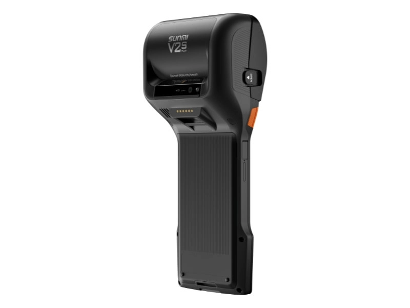Seitenansicht SUNMI V2s Plus mobiler POS-Scanner