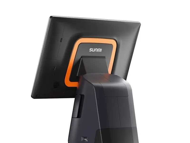 SUNMI Touchscreen-Kassensystem in schwarzer Ausführung