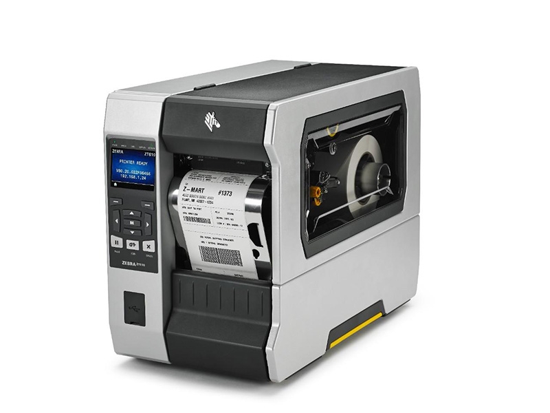 ZT610 - Industrie-Etikettendrucker, thermotransfer, 203dpi, Display, USB + RS232 + Ethernet + Bluetooth, Peeler mit internem Aufwickler, ZT61042-T2E0100Z
