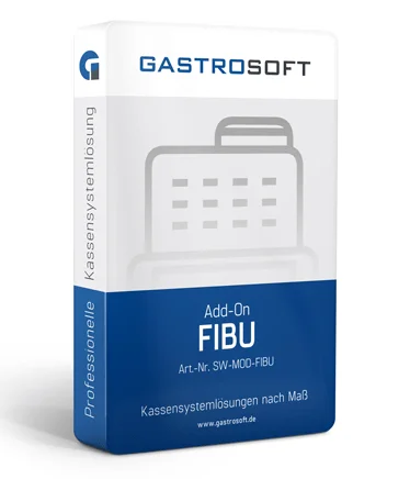 GastroSoft FIBU Add-On Kassensystemlösung Softwarebox