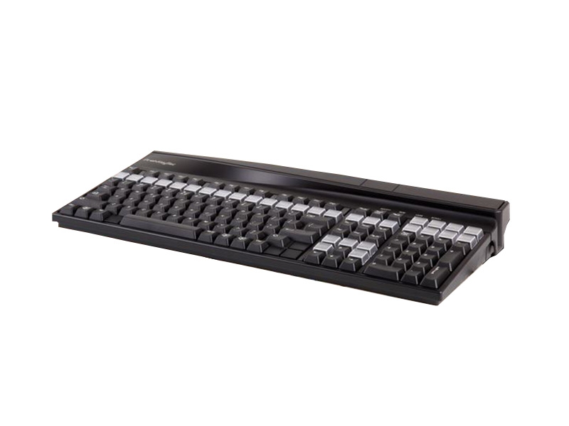 Programmierbare Kassentastatur PrehKeyTec MCI 3100 - mit Magnetkartenleser Spur 1, 2, 3, USB, schwarz, 90328-706/1805