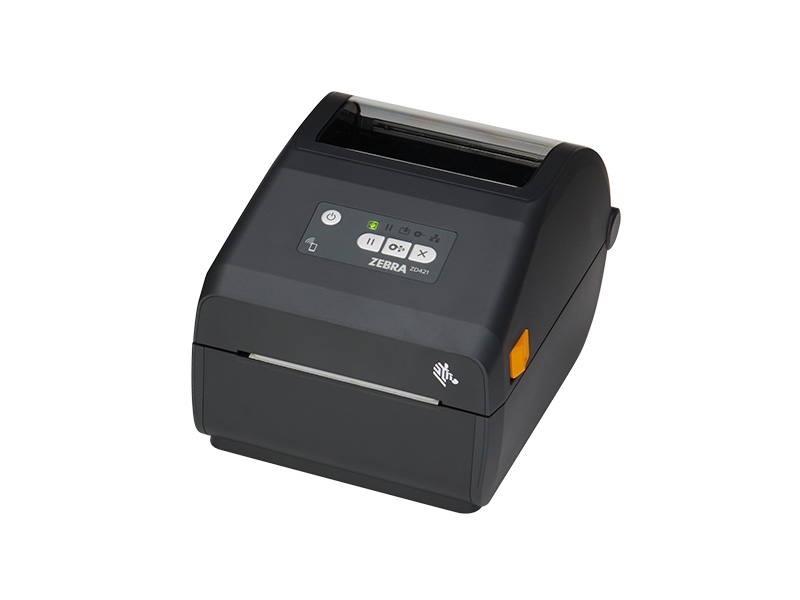 ZD421 - Etikettendrucker, thermodirekt, 300dpi, USB + Bluetooth BLE 5 + 1 freie Schnittstelle, ZD4A043-D0EM00EZ
