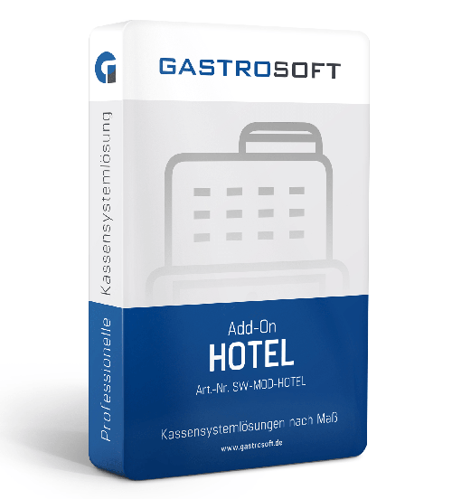 Gastronomie Hotel Add-On für Kassensoftware GastroSoft Professional