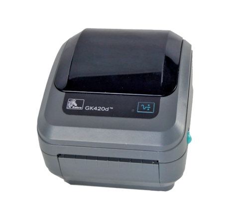 Zebra GK420d Thermodrucker für Etiketten in Grau