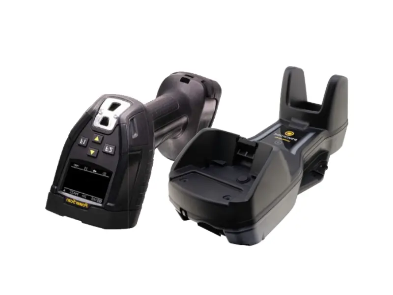 Robuster Industrie Barcodescanner mit Dockingstation