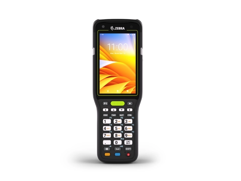 Zebra Handheld-Mobilcomputer mit Touchdisplay und physischer Tastatur für Lager, Handel und mobile Datenerfassung