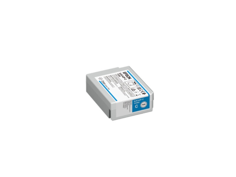 Original Epson Farbpatrone - 50ml, cyan für ColorWorks C4000, C13T52M240