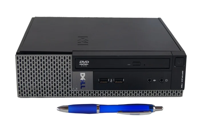 Kompakter Dell OptiPlex Desktop-PC mit DVD und USB-Ports