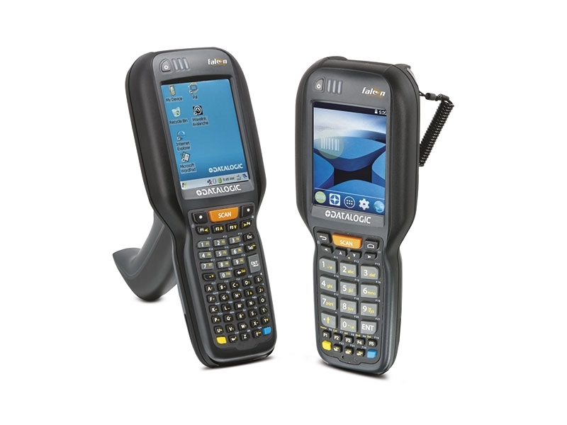 Datalogic Falcon X4 Android mobile computer with 1D barcode scanner and 29-key numeric keypad for logistics and pharma workflows