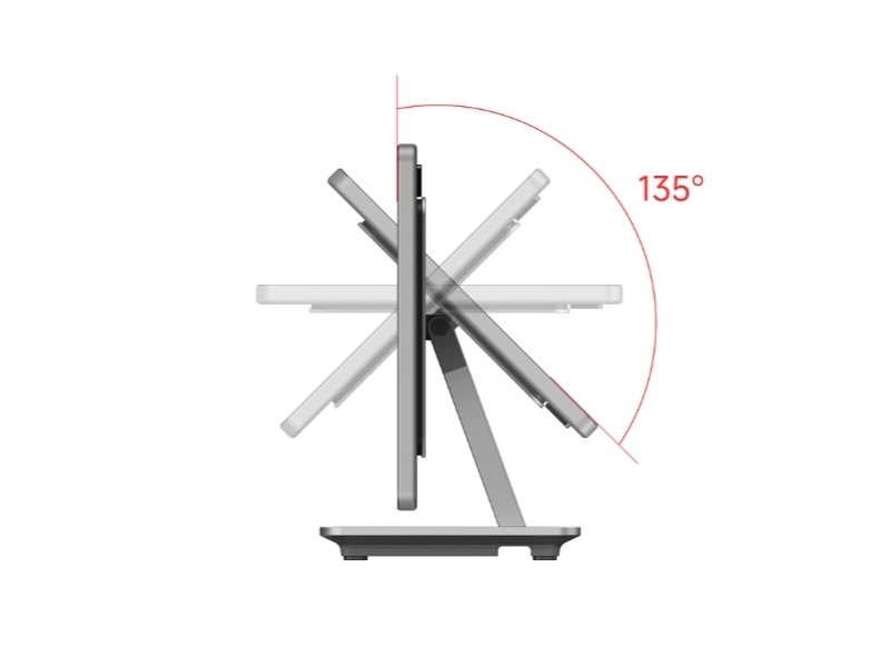 iMin Falcon 2 Docking Station TF231A001 mit 135° neigbarem Halter für komfortables Laden und stationären POS-Einsatz
