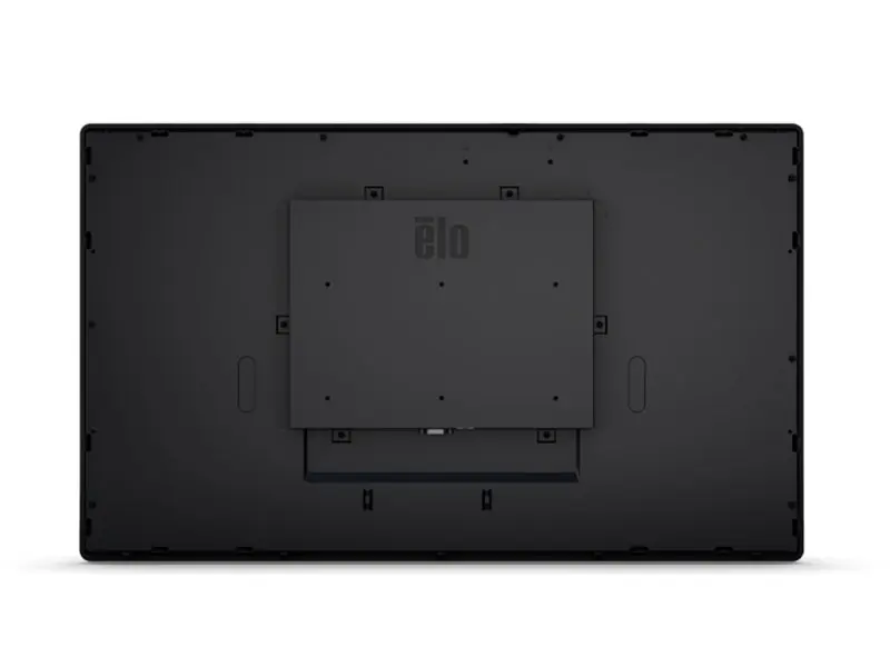 Rückansicht eines Elo Touchmonitors mit VESA-Halterung