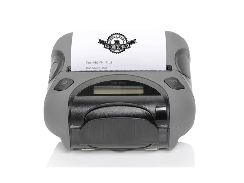 Star SM-T300 rugged mobile Bluetooth receipt printer printing a receipt, ideal for mPOS, delivery and field service teams