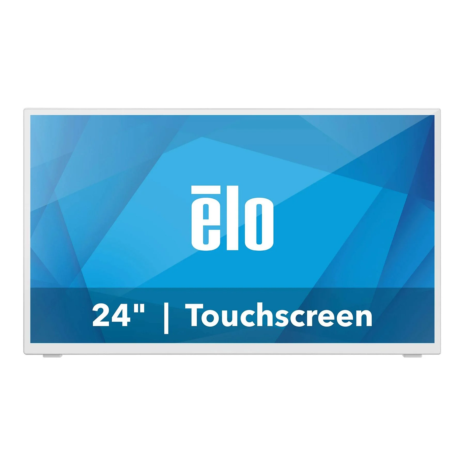 EloTouch 2470L 23,8 Zoll Full-HD-Touchmonitor in Weiß mit entspiegeltem PCAP 10-Touchscreen und USB-Anschluss