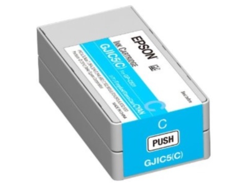 Original Epson GJIC5(C) - Tintenpatrone für GP-C831 (Cyan), C13S020564 Original Epson GJIC5(C) - Tintenpatrone für GP-C831 (Cyan), C13S020564