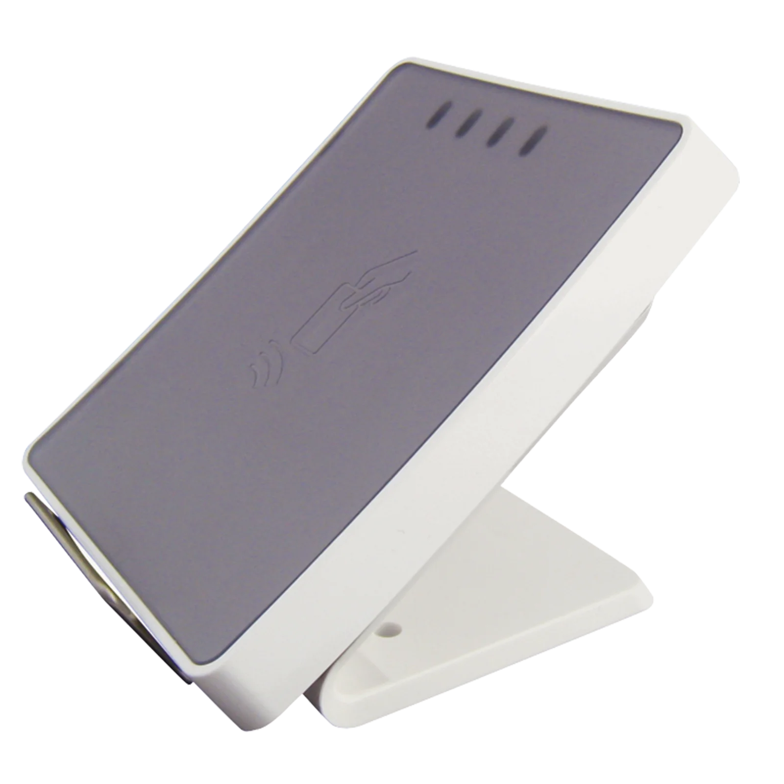 Weißer RFID-Kartenleser für kontaktloses Lesen von Karten