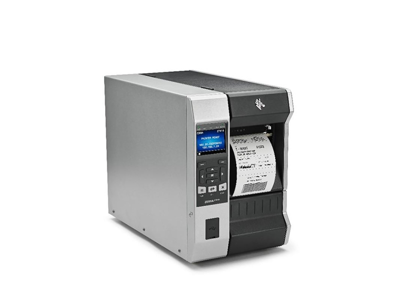 Industrie-Etikettendrucker Zebra ZT610, thermotransfer, 600dpi, Display, USB + RS232 + Ethernet + Bluetooth, RFID UHF, ZT61046-T0E01C0Z