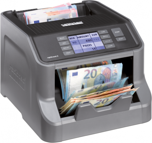 Banknotenzähler Ratiotec rapidcount S, Disp., 946901