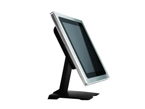 Schlanker Touchscreen Monitor auf stabilem Standfuß