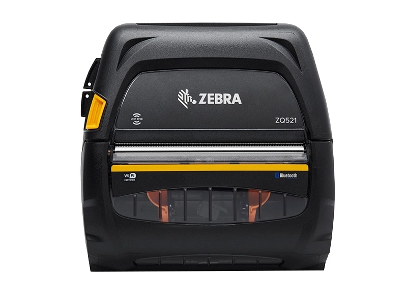 Vorderansicht Zebra ZQ521 mobiler Etikettendrucker