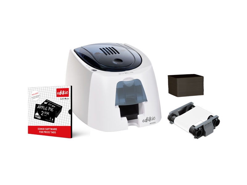 Kartendrucker Evolis Preisschilder Edikio Access - Einseitig monochrom Druck, USB, Thermotransfer, EA2U0000BS-BS001 Kartendrucker Evolis Preisschilder Edikio Access - Einseitig monochrom Druck, USB, Thermotransfer, EA2U0000BS-BS001