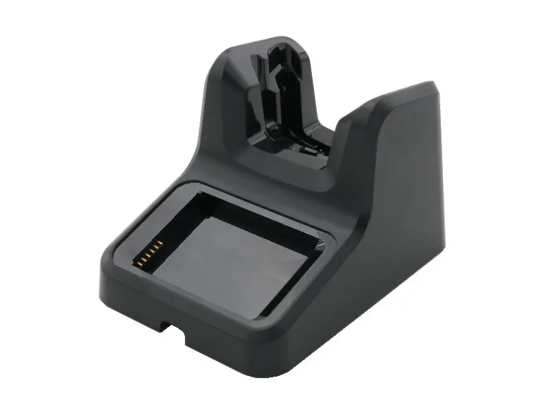 Schwarze Ladeschale für Barcode-Handscanner