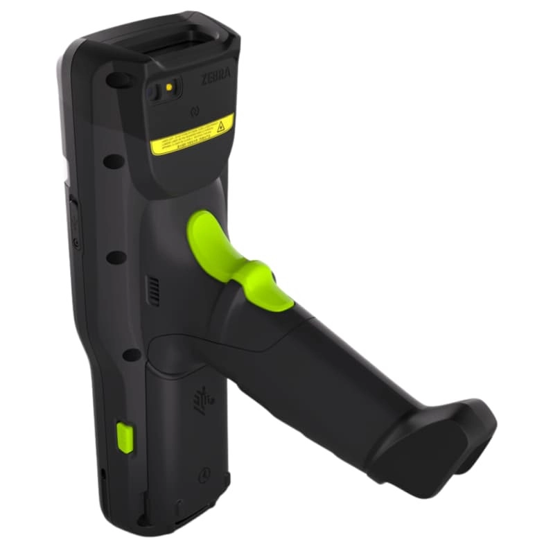 Zebra Handheld-Scanner mit ergonomischem Pistolengriff, schwarz-grünes Barcode-Scanning-Gerät für Lager, Handel und mobile Datenerfassung
