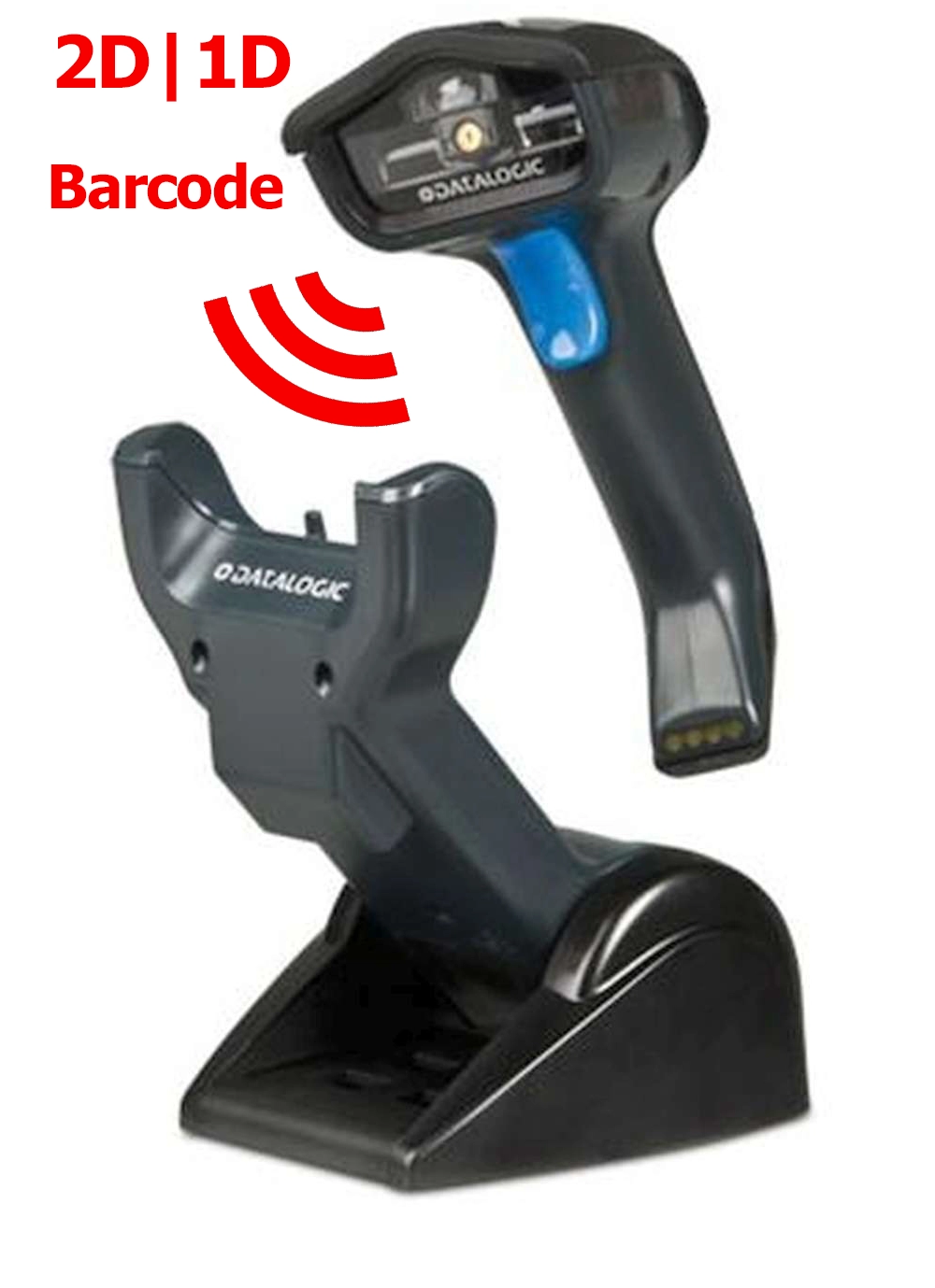 Kabelloser 2D Barcode Scanner mit Ladeschale