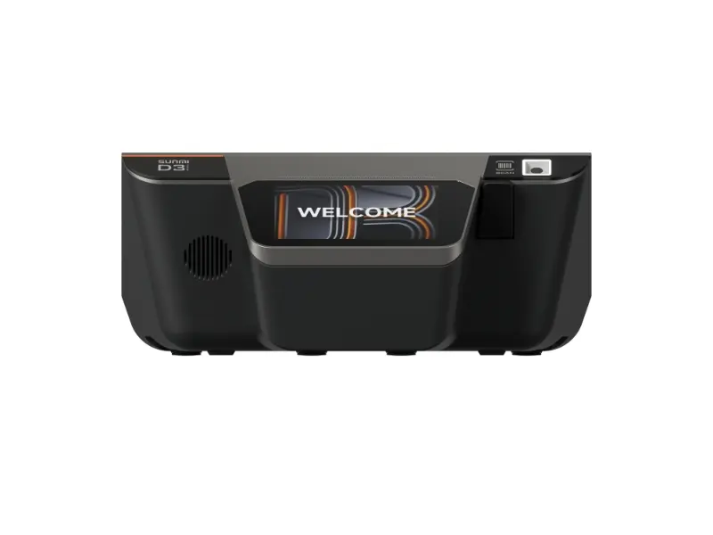 SUNMI D3 Pro POS-Terminal in schwarzem Gehäuse