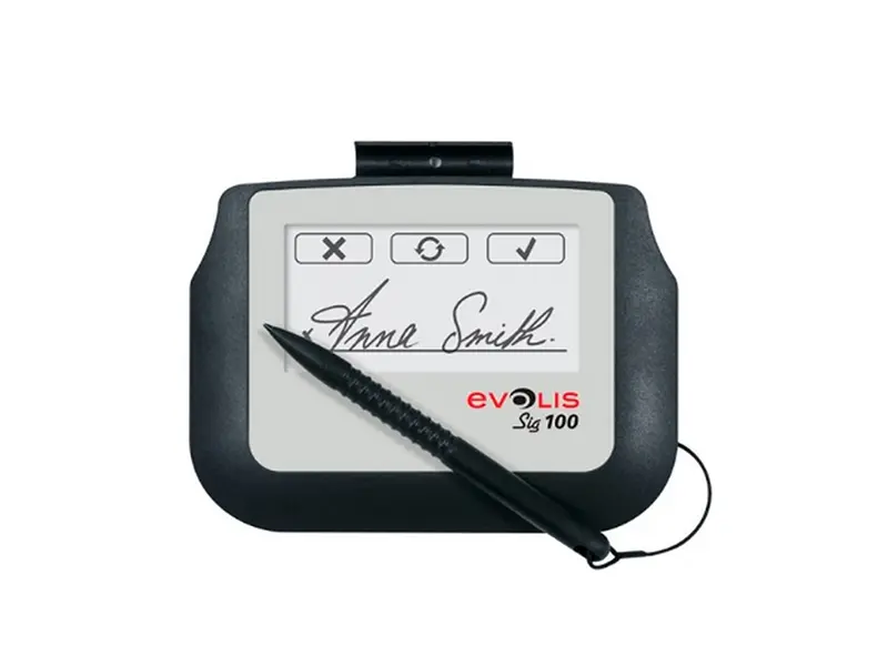 Evolis Sig100 elektronisches Signaturpad mit Stift