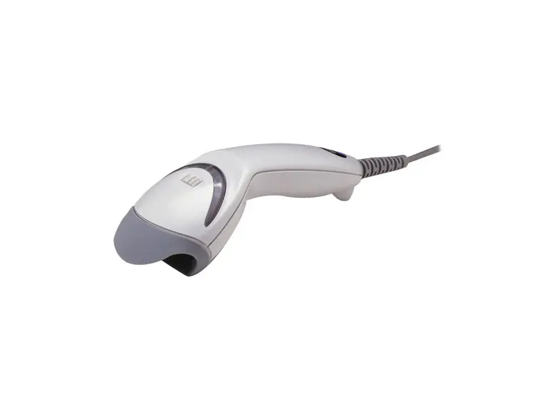 Ergonomischer kabelgebundener Hand-Barcodescanner grau