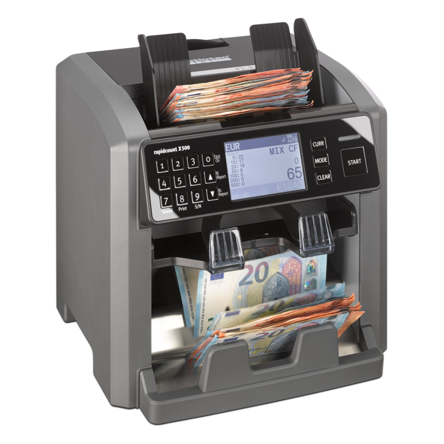 Banknotenzähler Ratiotec rapidcount X 500, USB, ratx500 – 946361