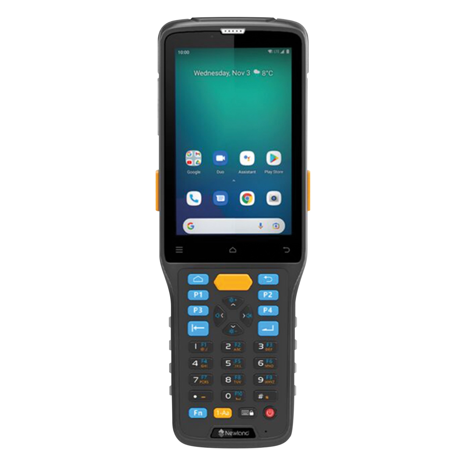 Newland N7 Cachalot Pro II mobiler Android-Computer mit 4-Zoll-Display, Tastatur und 2D-Nah-/Fernscanner für Lager und Logistik