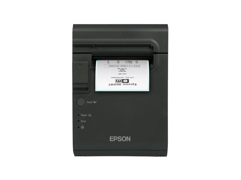 Etikettendrucker Epson TM-L90LF - Thermodirektdrucker für trägermaterialfreie Etiketten, USB + Ethernet, schwarz, C31C412681