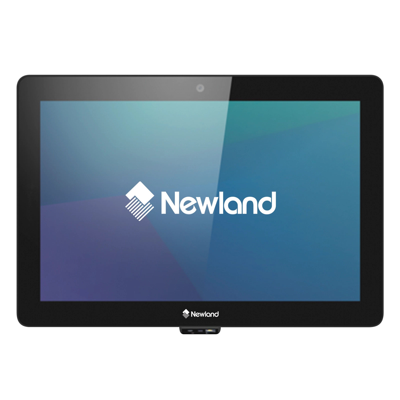 Newland Touchscreen Monitor mit Logo auf Display