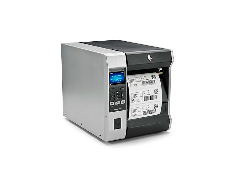 ZT620 - Industrie-Etikettendrucker, thermotransfer, 203dpi, Display, 168mm Druckbreite, USB + RS232 + Ethernet + Bluetooth, Aufwickler, ZT62062-T2E0100Z
