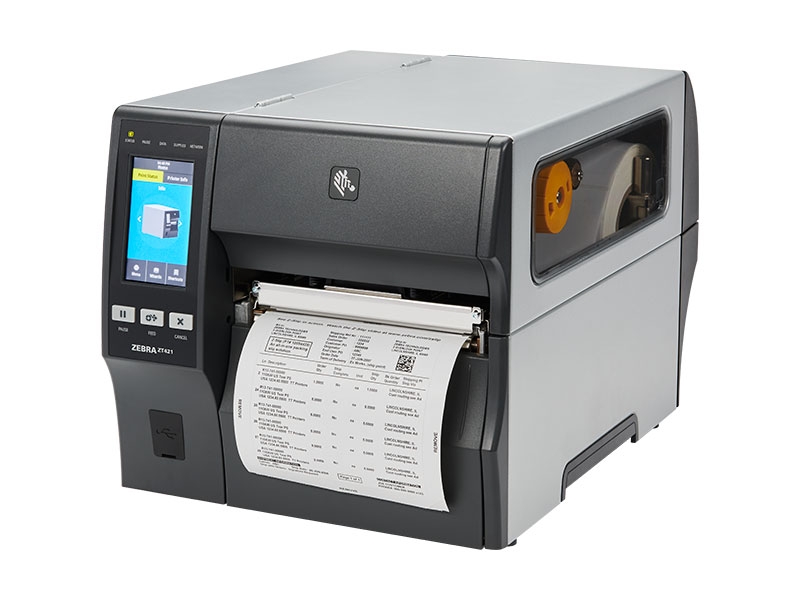 Industrie-Etikettendrucker Zebra ZT421, TT, 300dpi, Ethernet + RS232 + USB + Bluetooth 4.1, ZT42163-T0E0000Z