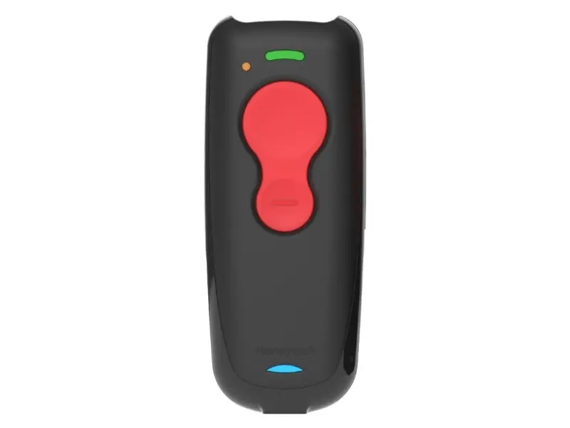 Honeywell mobiler Barcodescanner in Schwarz mit roter Taste