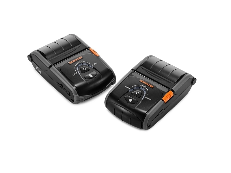 Zwei Bixolon mobile Belegdrucker in Schwarz