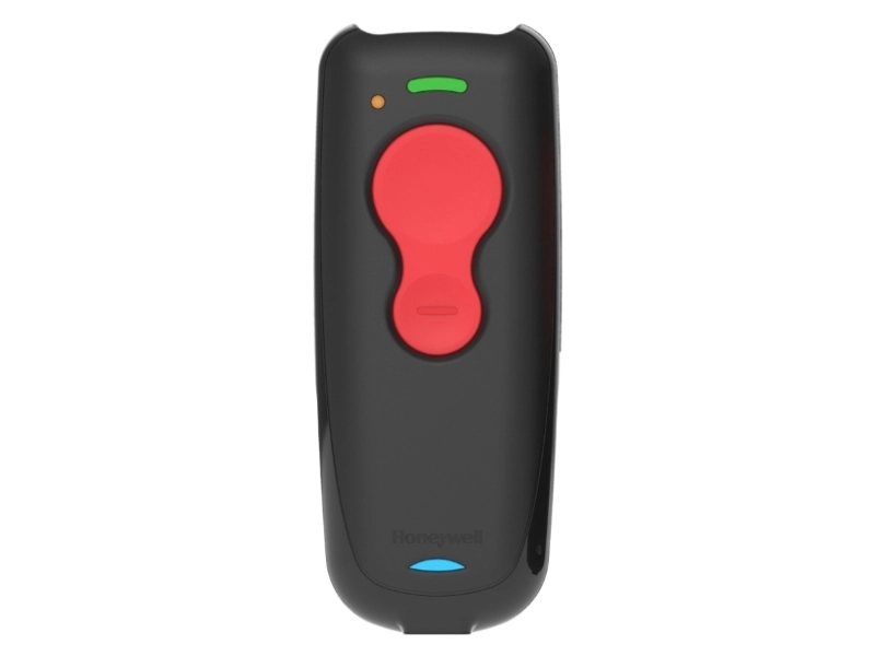 Honeywell mobiler Barcode-Scanner in Schwarz mit roter Taste