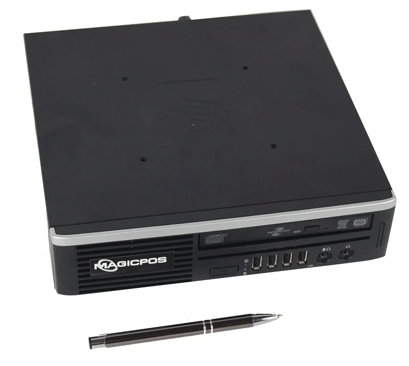 Schwarzer MAGICPOS Mini-PC Kassensystem mit Stift