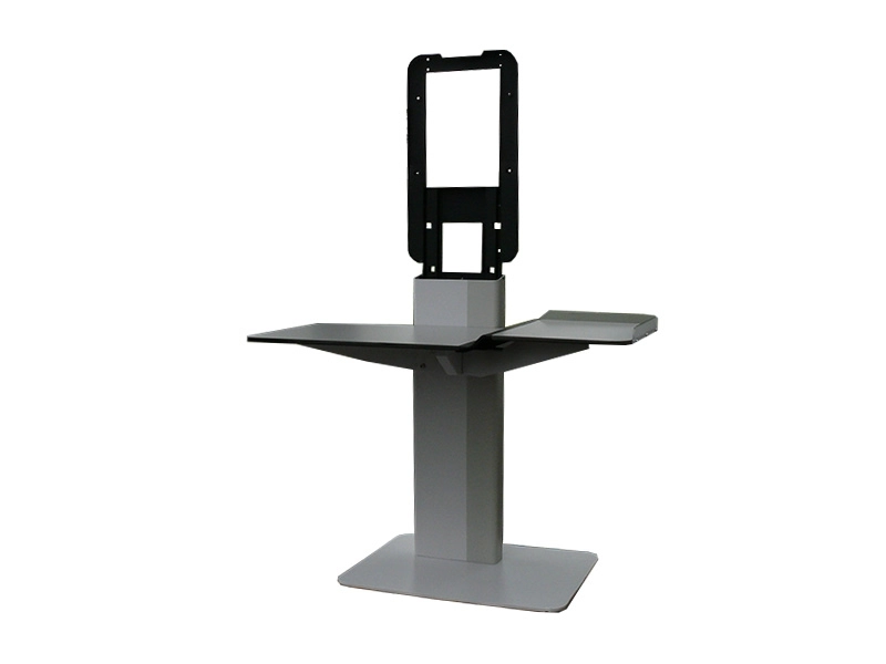 Sunmi Standfuß mit Seitentisch für K2 System, stabile Kiosk- und POS-Aufstellung mit praktischer Ablagefläche