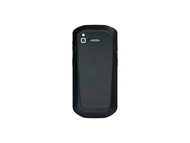 Schwarzes robustes Handheld-Datenerfassungsgerät von hinten