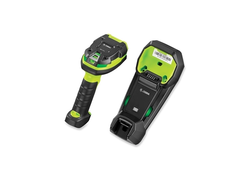 Zebra DS3678-SR Bluetooth 1D/2D-Barcodescanner mit Cradle und USB-Kabel-Kit für robuste Scans in Fertigung und Logistik